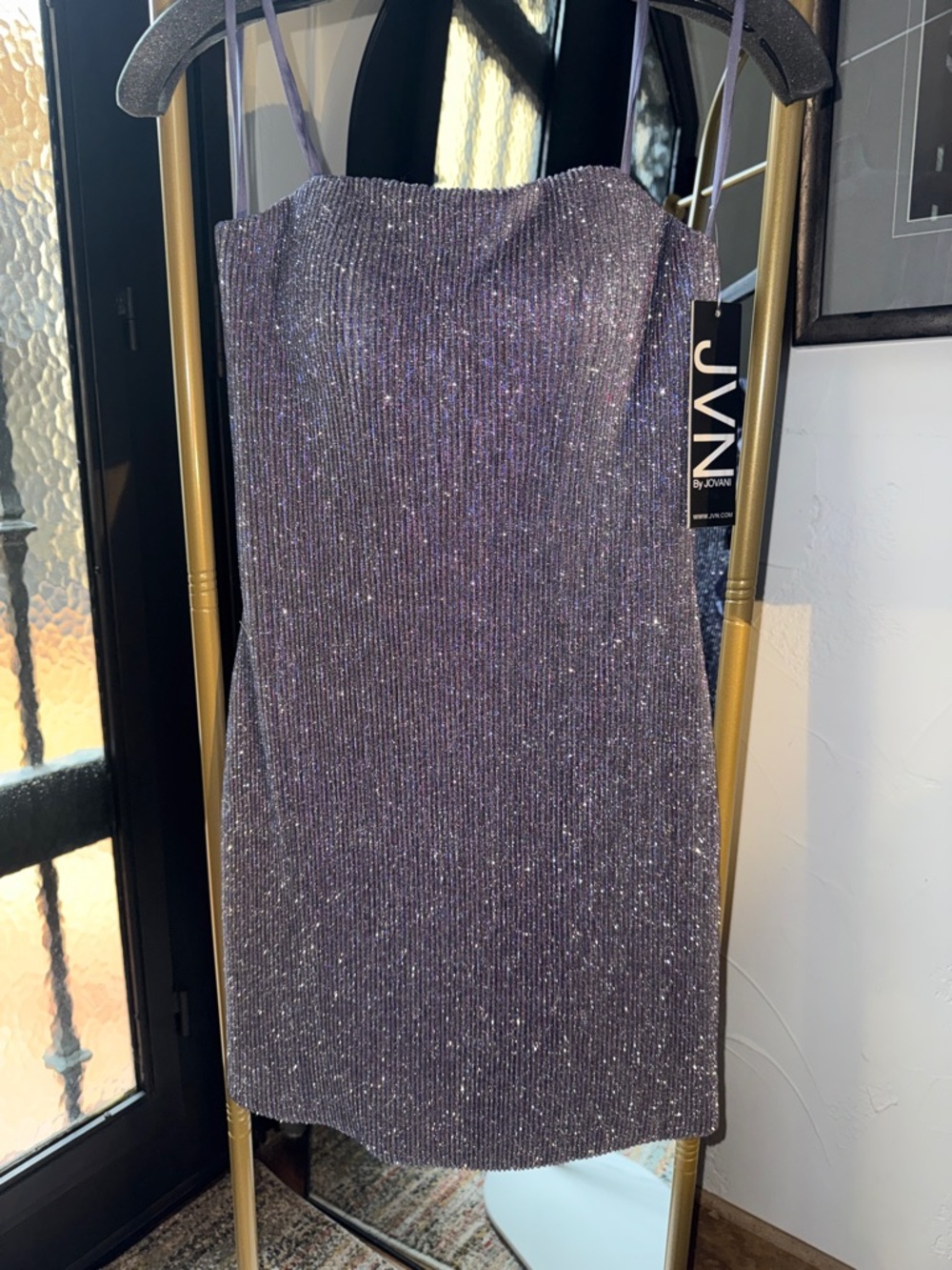 JVN by Jovani 04777 sz 4 nwt mini strapless dress